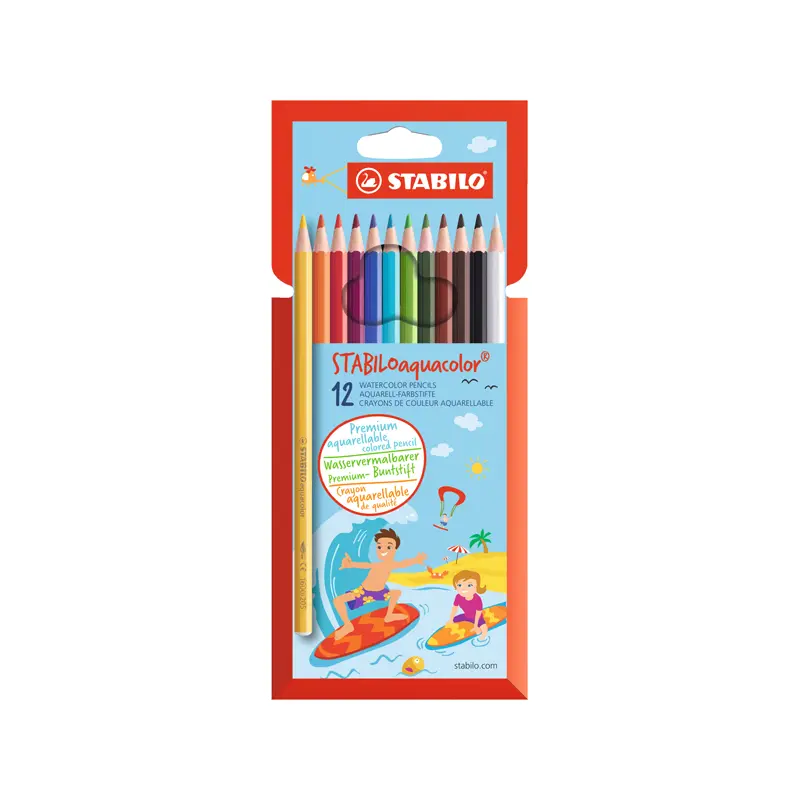 Stabilo 1612-6 Aquacolor Kuru Boya 12 Renk