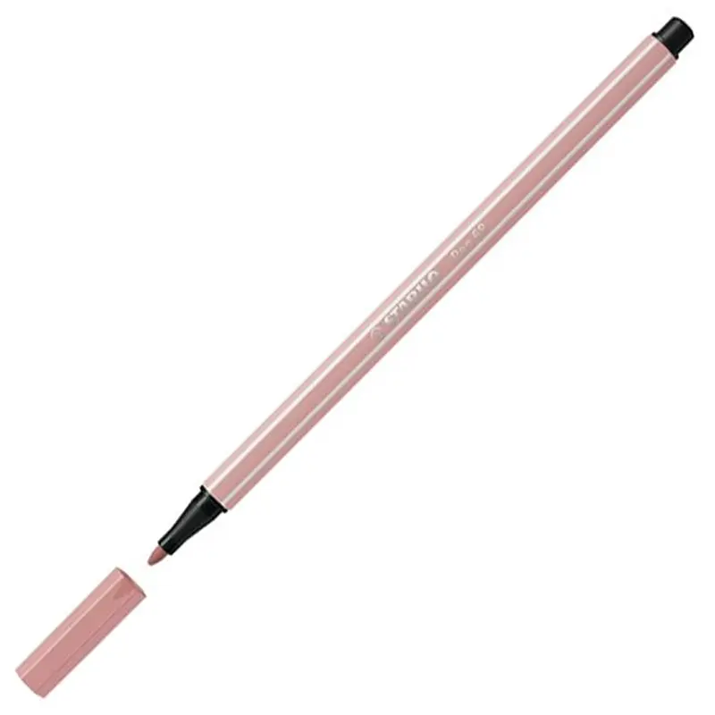 Stabilo 68/28 Keçe Uçlu Boya Kalemi Köpüklü Pembe x 10 Lu Kutu