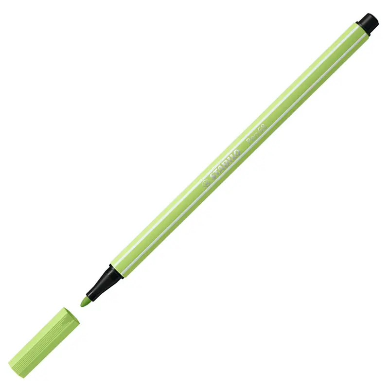 Stabilo 68/34 Keçe Uçlu Boya Kalemi 1.0mm Fıstık Yeşili x 10 Lu Kutu