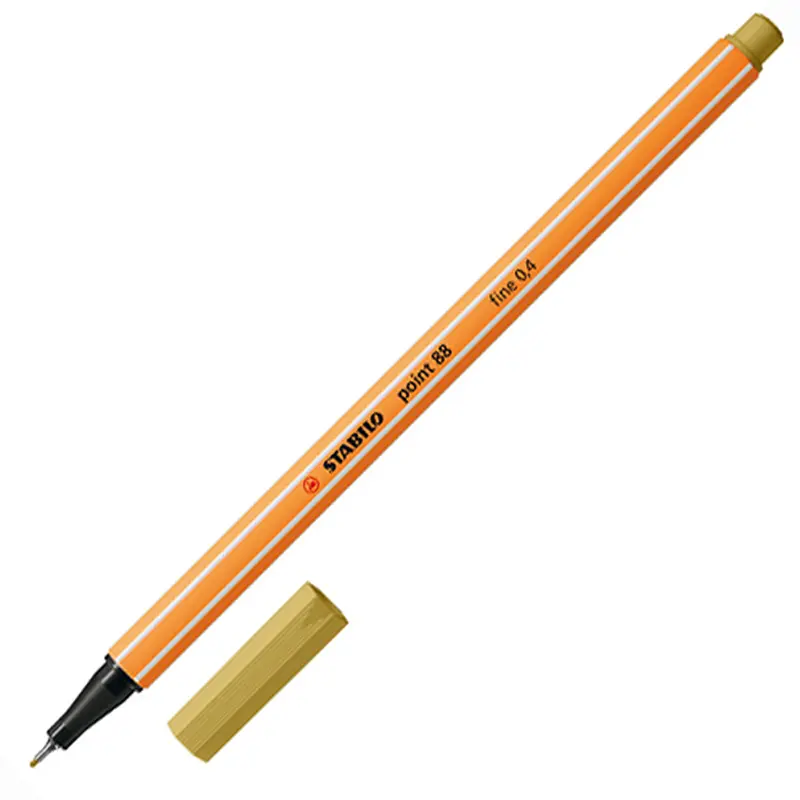 Stabilo 88/66 Point 88 Keçe Uçlu İnce Kalem 0.4mm Açık Haki x 10 Lu Kutu