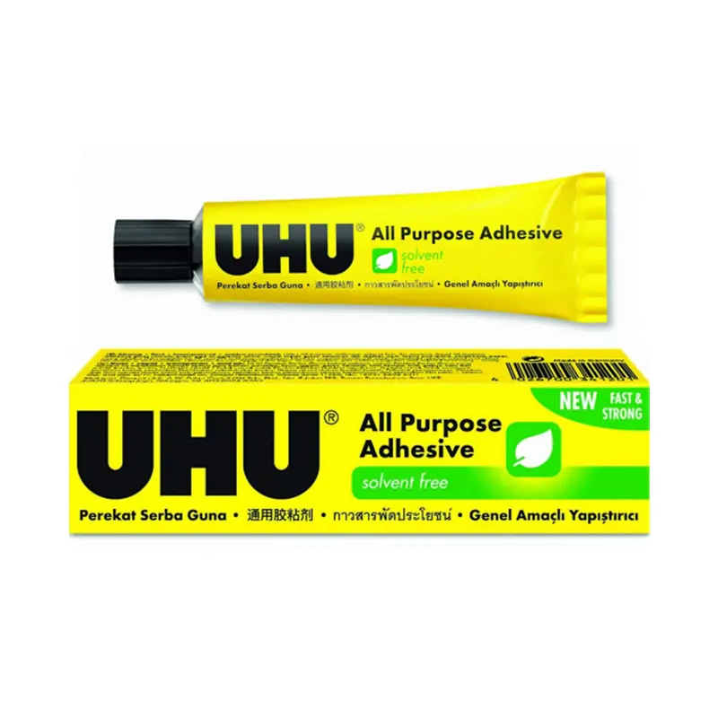 Uhu 34120 Genel Amaçlı Solventsiz Yapıştırıcı 33 ML x 10 Lu Paket