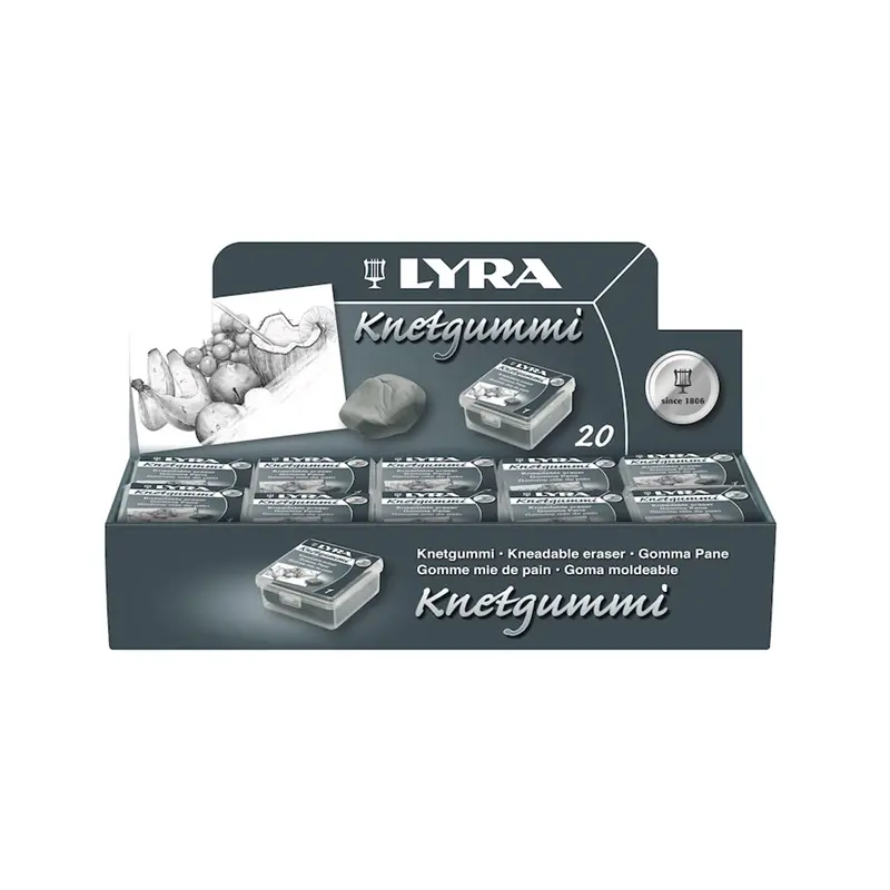 Lyra Rembrandt Kneadable Hamur Silgi x 20 Li Kutu