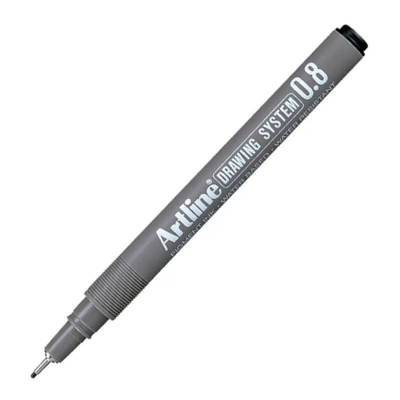 Artline EK238 Çizim Kalemi 0.8mm Siyah x 12 Li Kutu