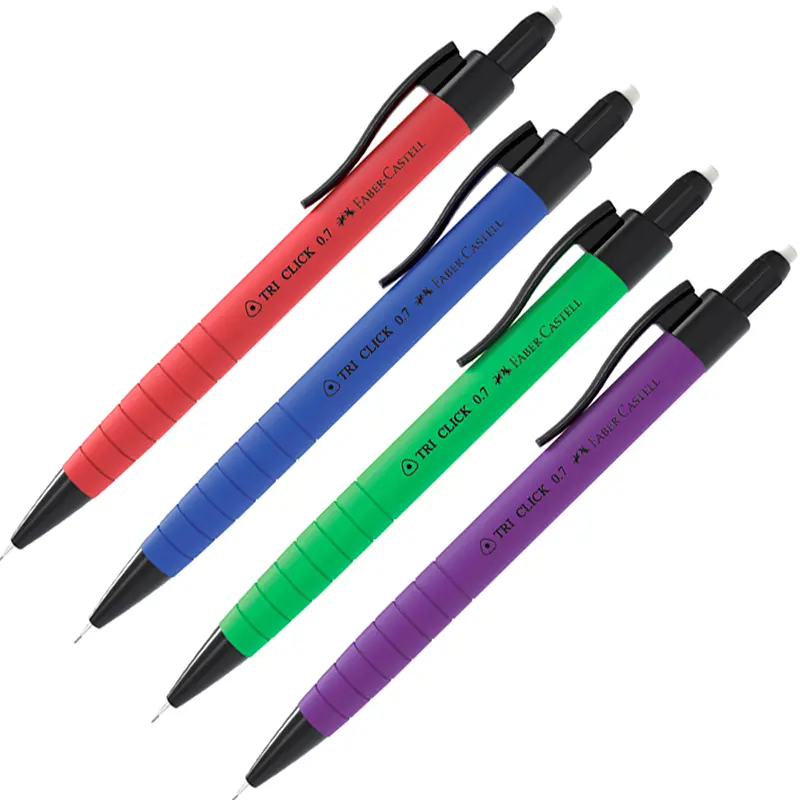 Faber-Castell 1363 Tri-Click Rubberized Versatil Kalem 0.7mm x 10 Lu Kutu