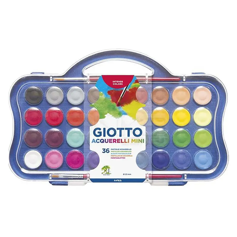 Giotto 352700 Acquarell Blocks Sulu Boya 23mm 36 Renk