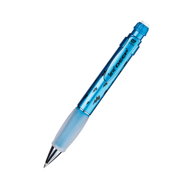 Serve Deep Şimşek Temalı Versatil Kalem Metalik Mavi 0.7mm x 12 Li Kutu