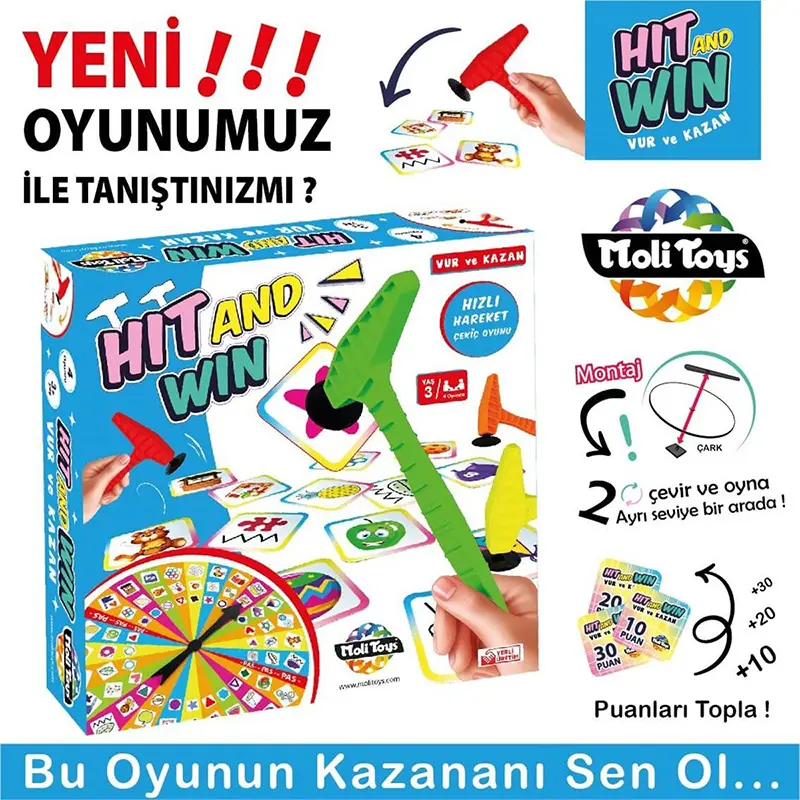 Moli Toys ML-1650 Hit And Win Vur Ve Kazan Kutu Oyunu