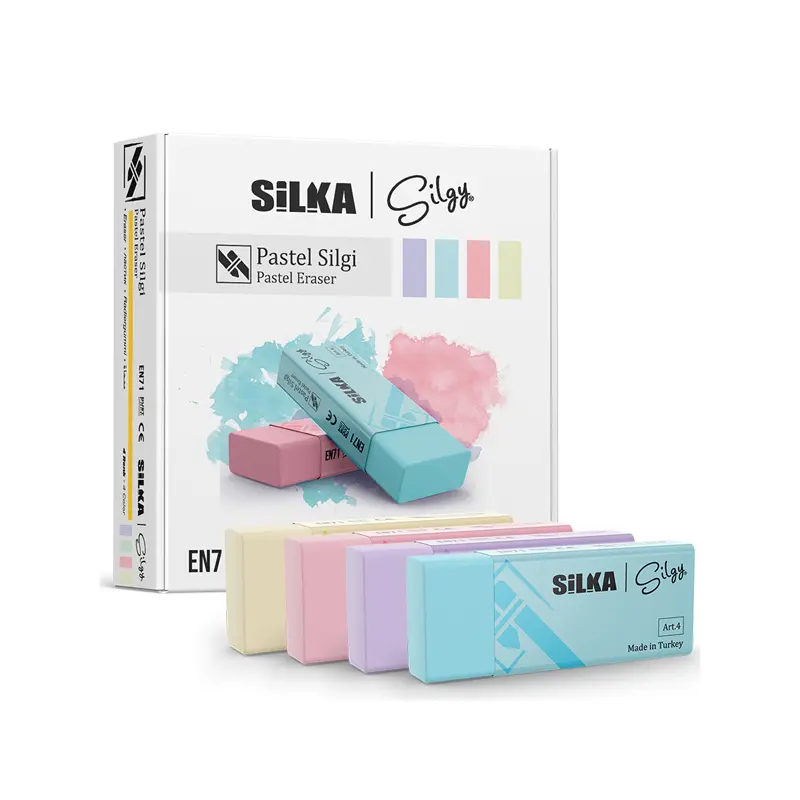 Silka Art.4 Öğrenci Silgisi Pastel x 20 Li Paket