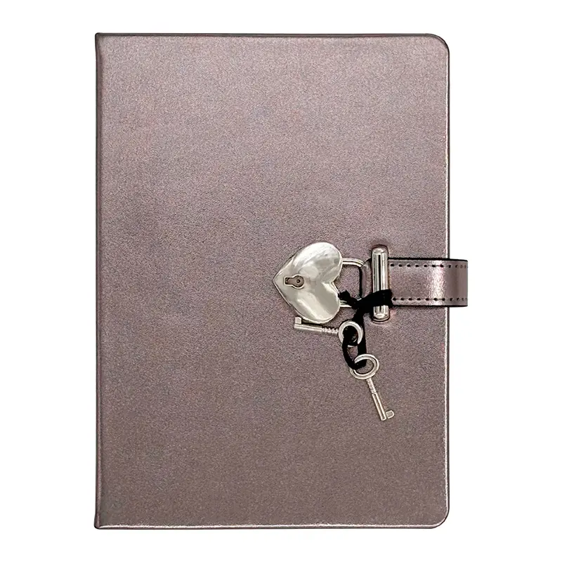 Victoria's Journals 1908 Hush Hush Platinum Kilitli Metalik Defter Kutulu 80 Gr. 160 Yaprak Çizgili