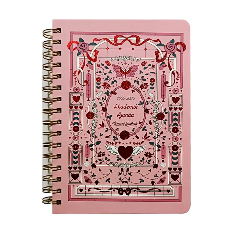 Victora's Journals 225-2250 Akademik Ajanda Spiralli Sert Kapak A5