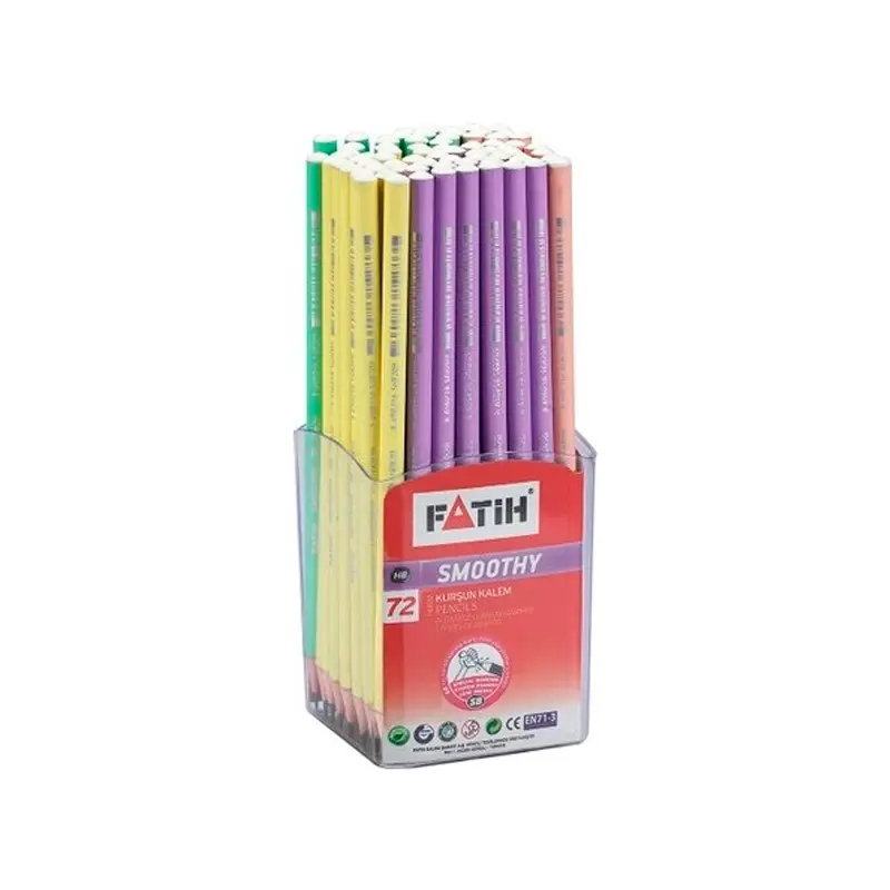 Fatih 16820 Smoothy Kurşun Kalem HB x 72 Li Paket
