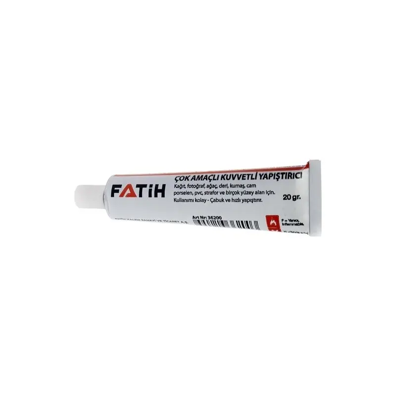 Fatih 36200 Solventli Sıvı Yapıştırıcı 20 Gr. x 25 Li Paket