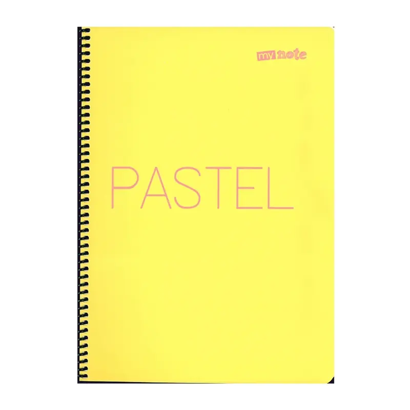 Mynote MFXPA-A580-K Flex Pastel Defter A5 80 Yaprak Kareli x 12 Li Paket