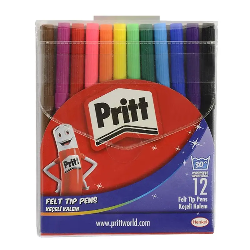 Pritt 1687976 Keçeli Boya Kalemi 12 Renk