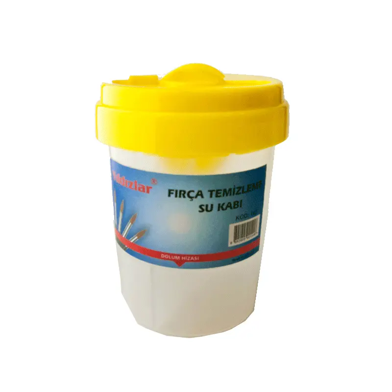 Yıldızlar 142 Plastik Fırça Temizleme Kabı x 24 Lü Paket