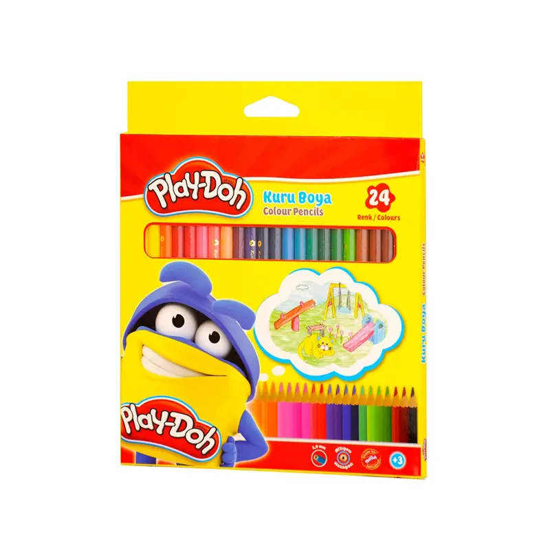 Play-Doh KU003 Tam Boy Kuru Boya 24 Renk
