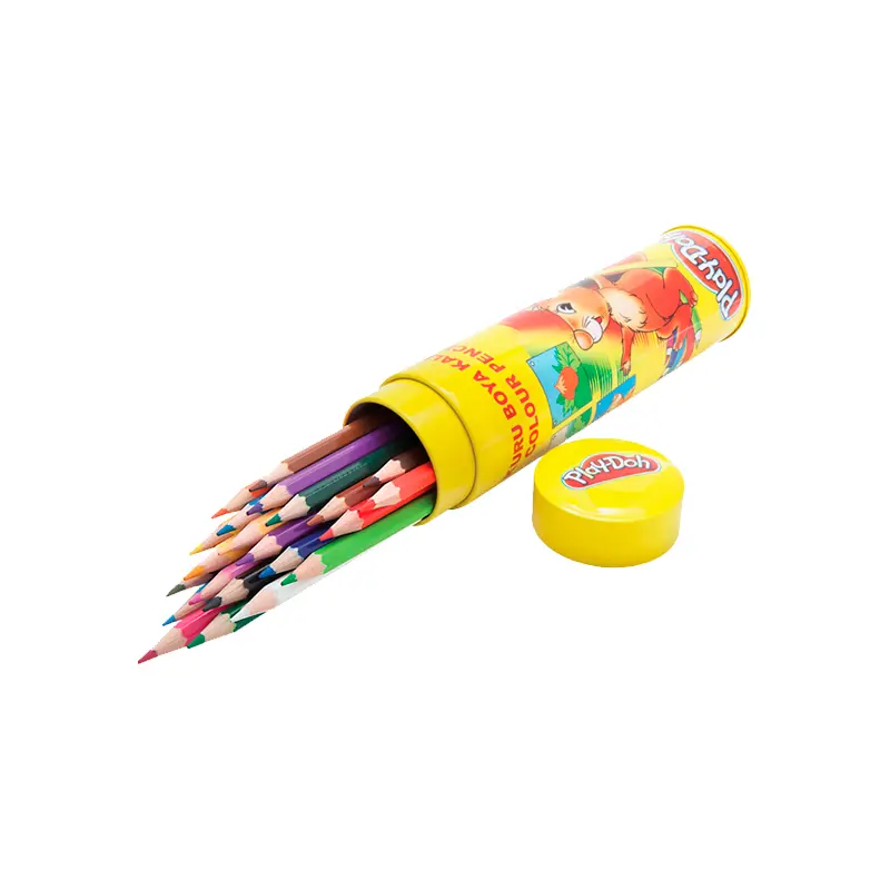 Play-Doh KU005 Kuru Boya 12 Renk Tüp x 12 Li Stand