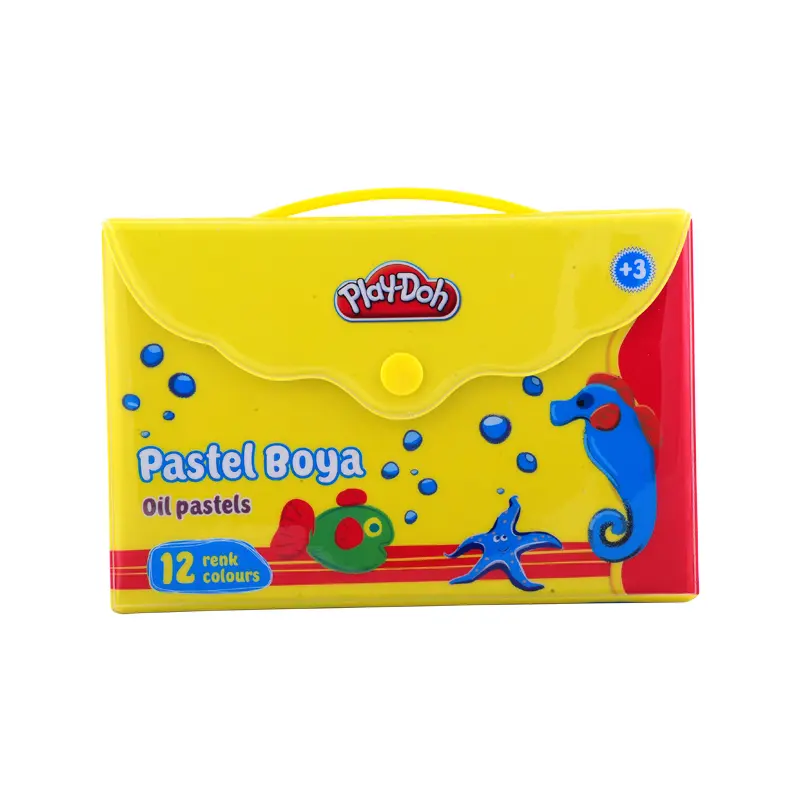 Play-Doh PA005 Çantalı Pastel Boya 12 Renk