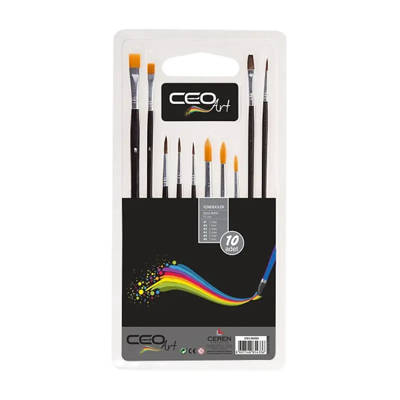 Ceo Art CEO00023 Fırça Seti 10 Lu Paket