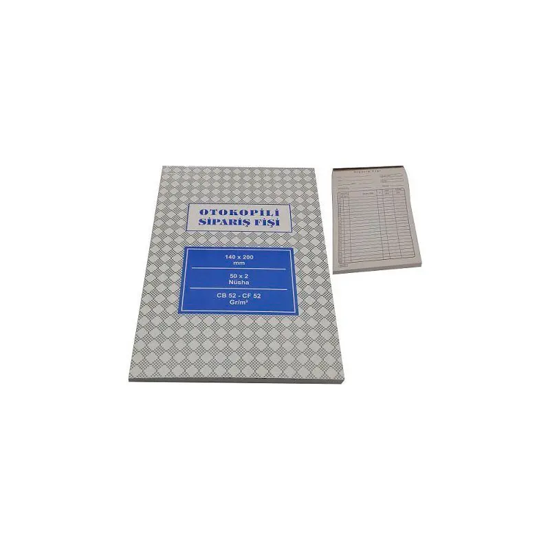 Altınyıldız Sipariş Fişi Otocopyli 14cm x 20cm 50 Yaprak x 12 Li Paket