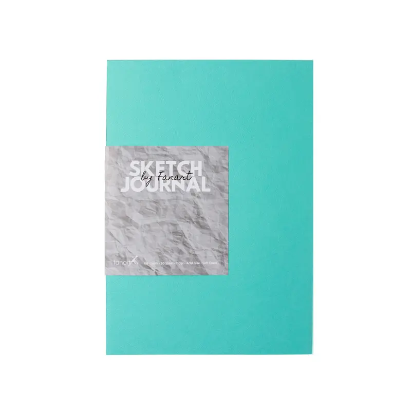 Fanart Academy 8662 Sketch Journal 110 Gr. 60 Yaprak A4 Turkuaz Kapak