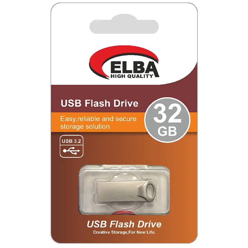 Elba Metal USB 3.2 Flash Bellek 32 GB