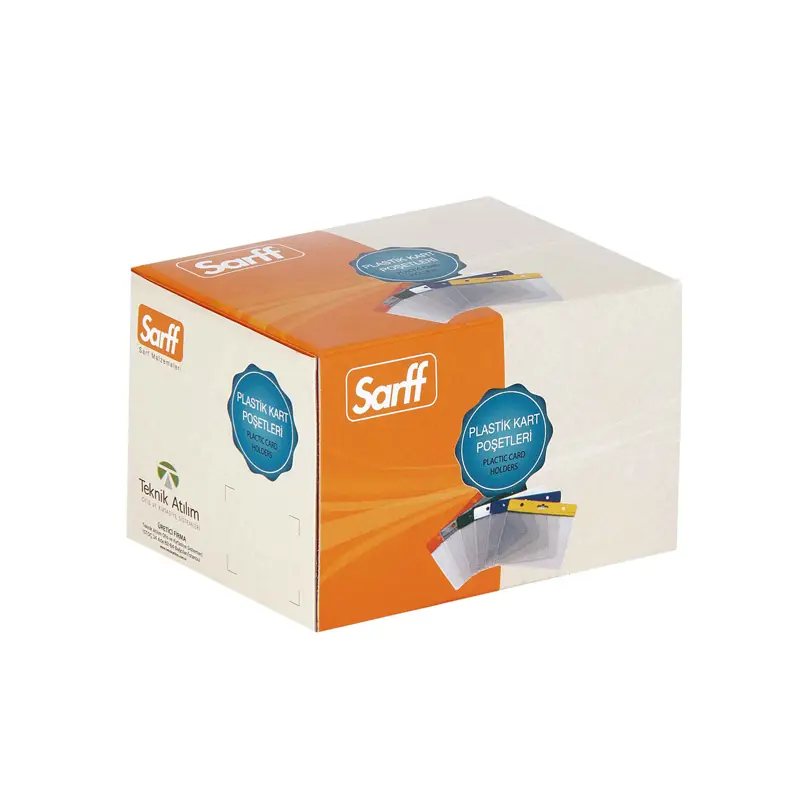 Sarff 15207031 Güvenlik Kart Poşeti 11.5x16cm Şeffaf x 100 Lü Kutu