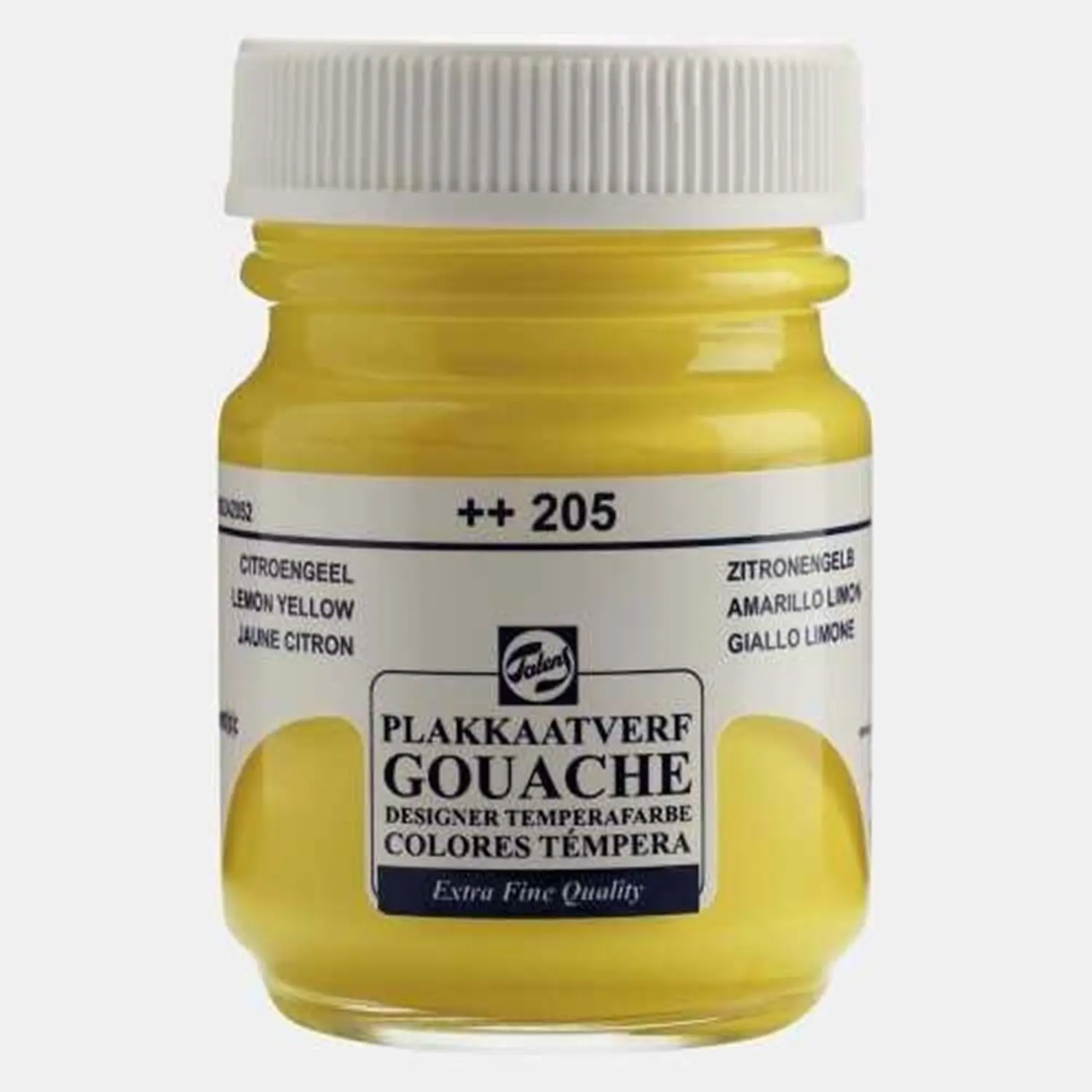 Talens 205 Guaj Boya 16 ML Lemon Sarı (Limon Sarısı) x 10 Lu Paket