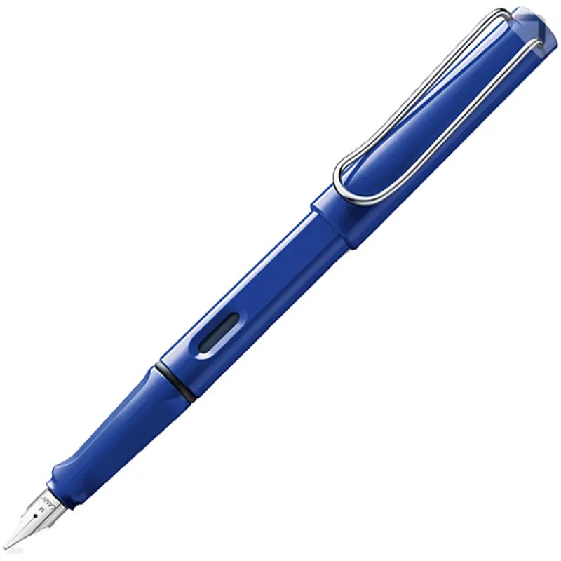 Lamy 14MK-M Safari Kırmızı Renk Klips Dolma Kalem (M) Uç Mavi