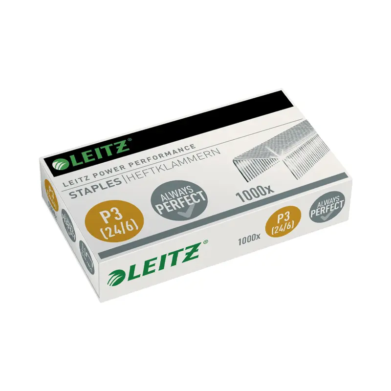 Leitz 5570 Power Performance P3 Zımba Teli No:24/6 1000 Li Kutu x 20 Li Paket