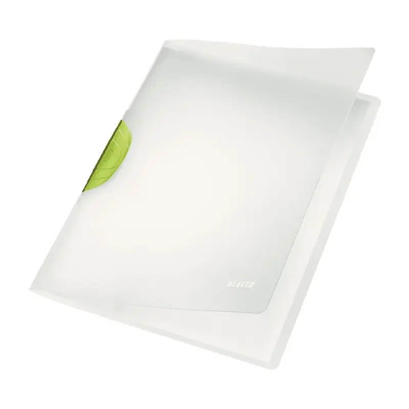 Leitz 4174-00-59 Sıkıştırmalı Dosya ColorClip Sırttan Klips 30 Sayfa Yeşil 6 Lı Paket