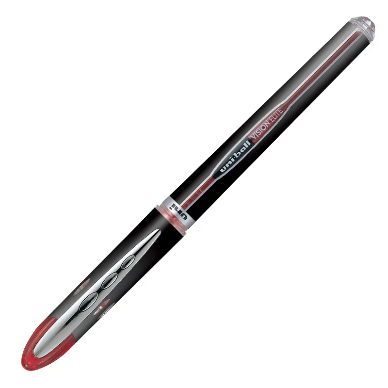 Uni-Ball UB-205 Vision Elite Bilye Uç Roller Kalem 0.5mm Kırmızı 12 Li Kutu