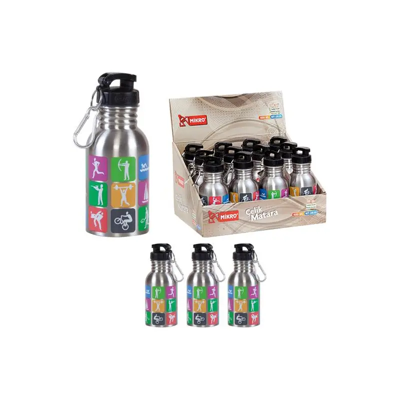 Mikro MT-2839 Çelik Matara 400 ML