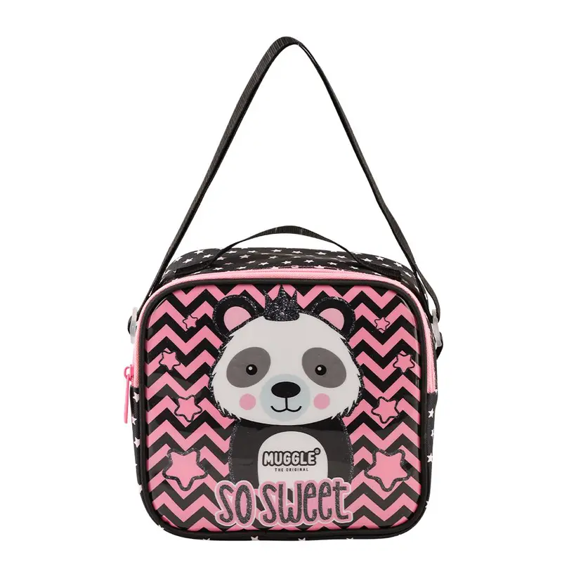 Muggle Mu-7334 Panda Siyah Beslenme Çantası