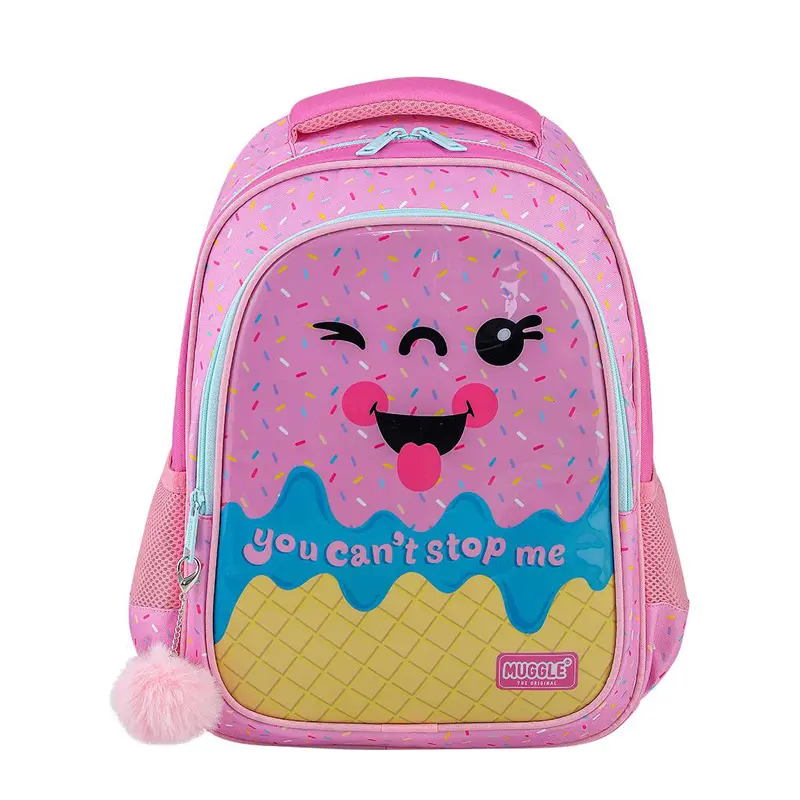 Muggle Mu-8652 Pink Ice Cream Pembe Okul Çantası