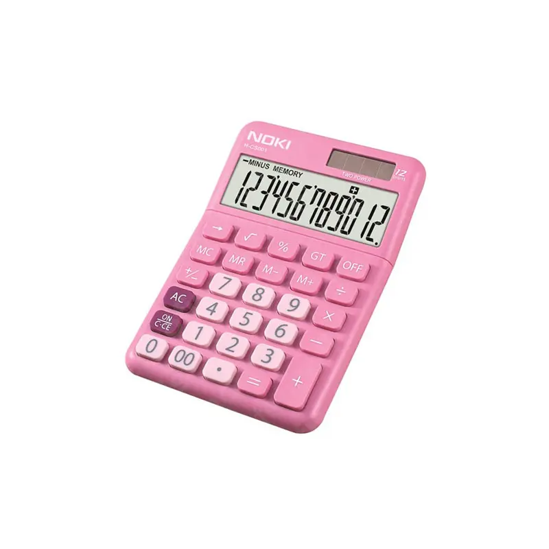 Noki H-CS001P Renkli Hesap Makinesi 12 Hane