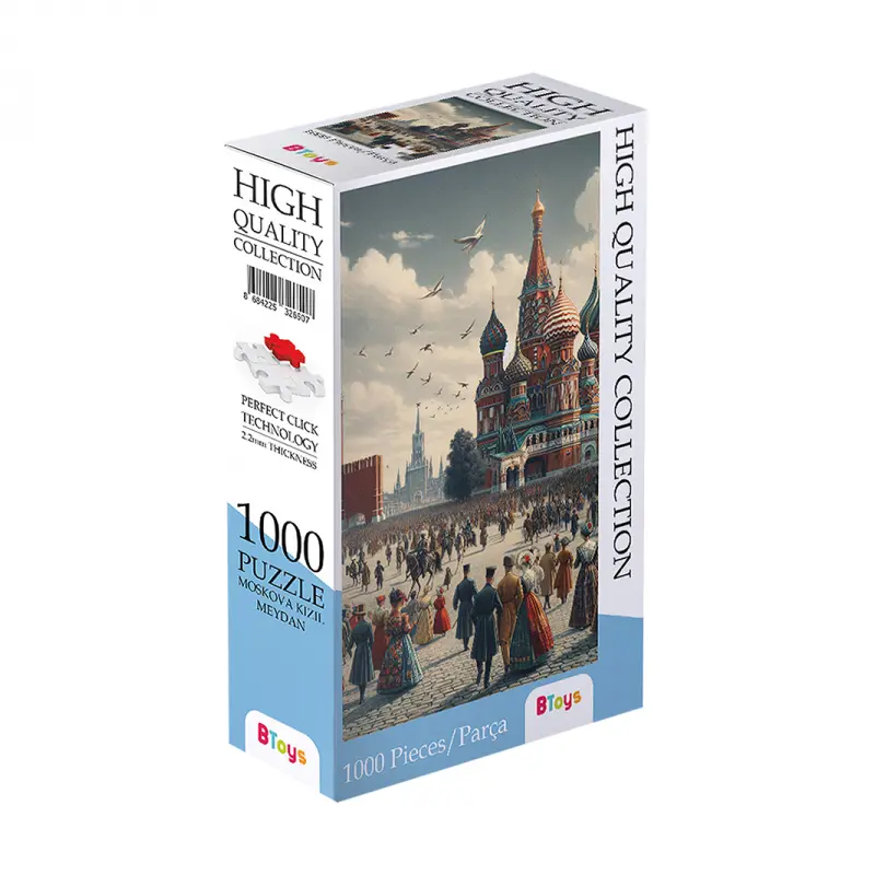 BToys 326507 Puzzle 1000 Parça Moskova Kızıl Meydan