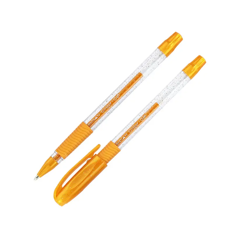 Pensan 2280 Simli Jel Tükenmez Kalem 1.0mm Altın 12 Li Kutu