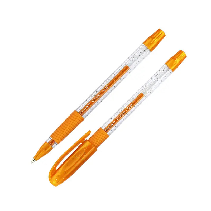 Pensan 2280 Simli Jel Tükenmez Kalem 1.0mm Turuncu 12 Li Kutu