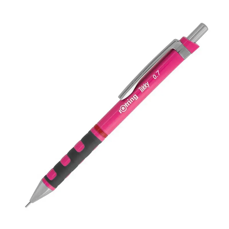 Rotring 2007218 Tikky RD Versatil Kalem 0.7mm Fosforlu Pembe x 12 Li Kutu