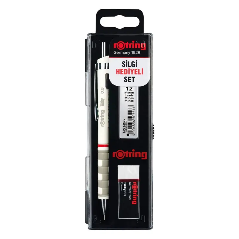 Rotring RO-KK07 Okul Seti Versatil + Min + Silgi 0.5mm Beyaz