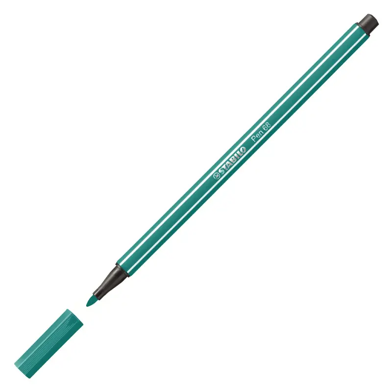 Stabilo Keçe Uçlu Boya Kalemi 1.0mm Turkuaz Yeşili x 10 Lu Kutu