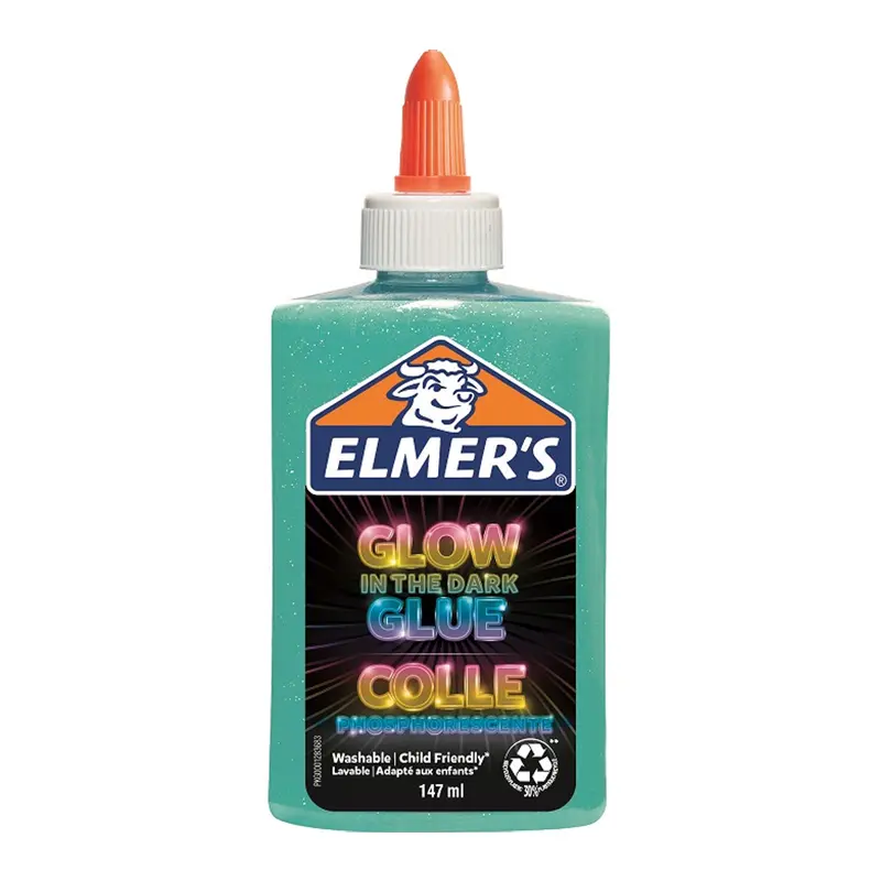 Elmers 2162078 Karanlıkta Parlayan Yapıştırıcı 147 ML Mavi