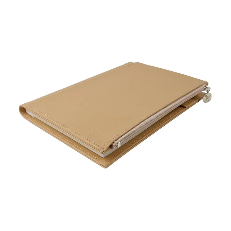 Victoria Journals 7201 Zipco Defter 14x20cm 80 Gr. 96 Yaprak Çizgili Bej