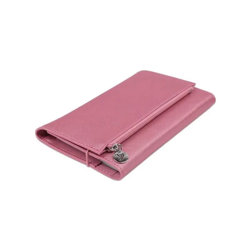 Victoria Journals 211601 Defter Zipco Clutch 14x20cm 80 Gr. 96 Yaprak Pembe
